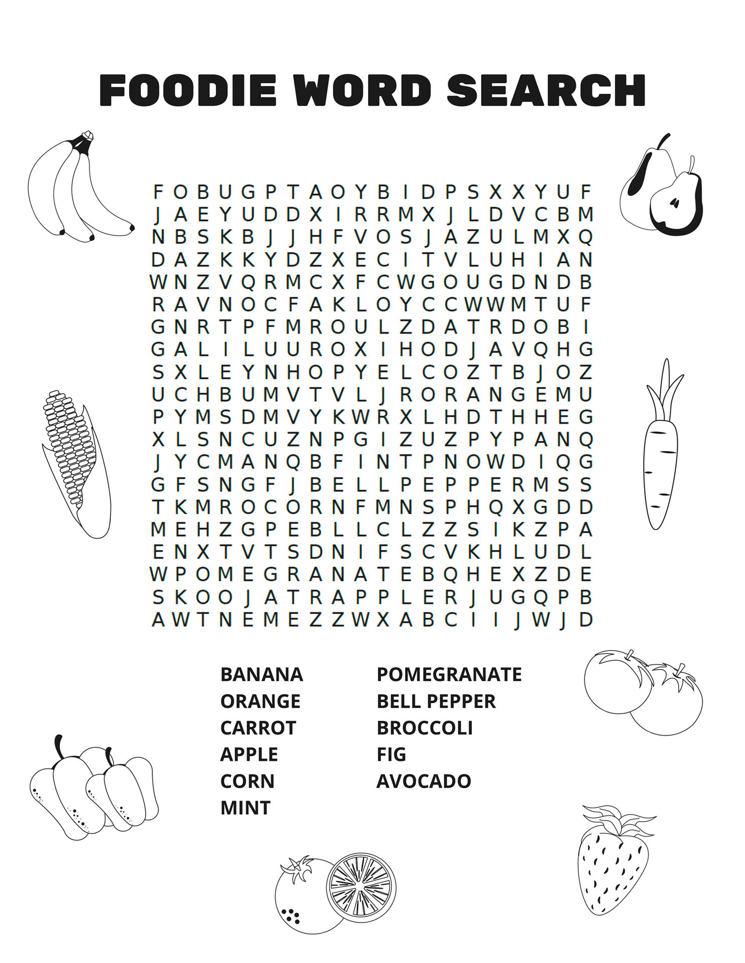 Activity Coloring Sheet 5