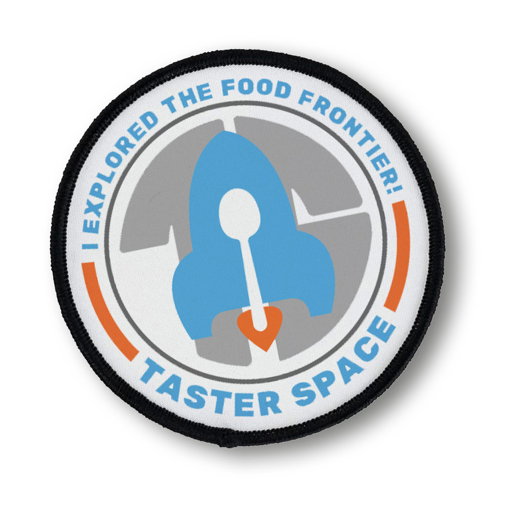 Taster Space Badge Taster Space Badge
