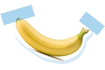 banana with tape banana with tape