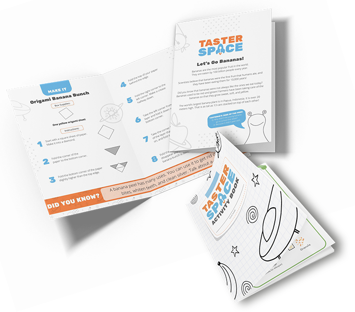 taster space pamphlet--activity book taster space pamphlet--activity book