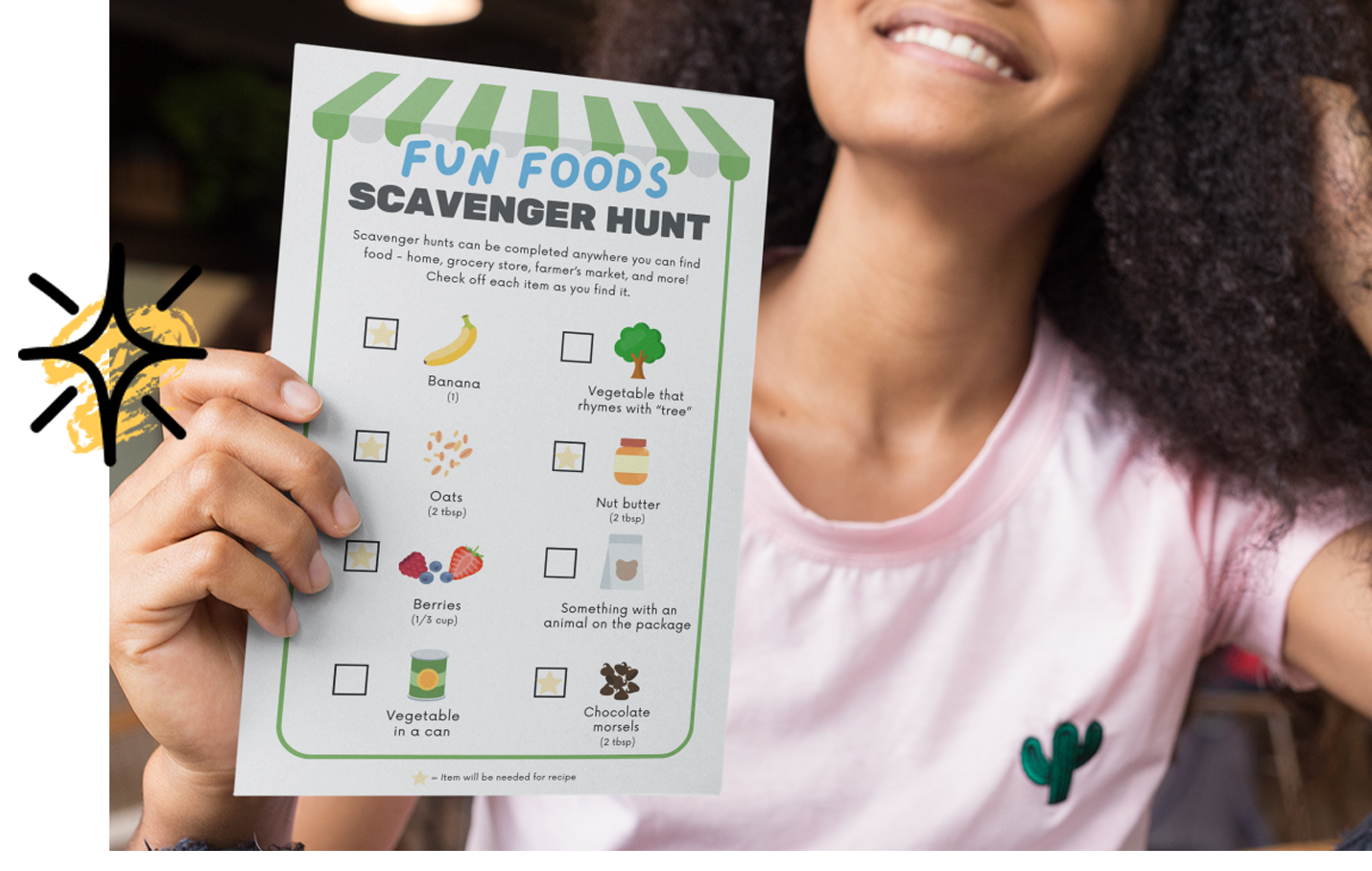 Taster Space Scavenger Hunt Taster Space Scavenger Hunt